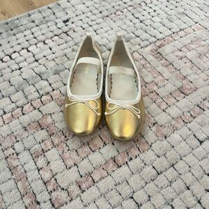 J. Crew Gold Kids Slippers • crewcuts